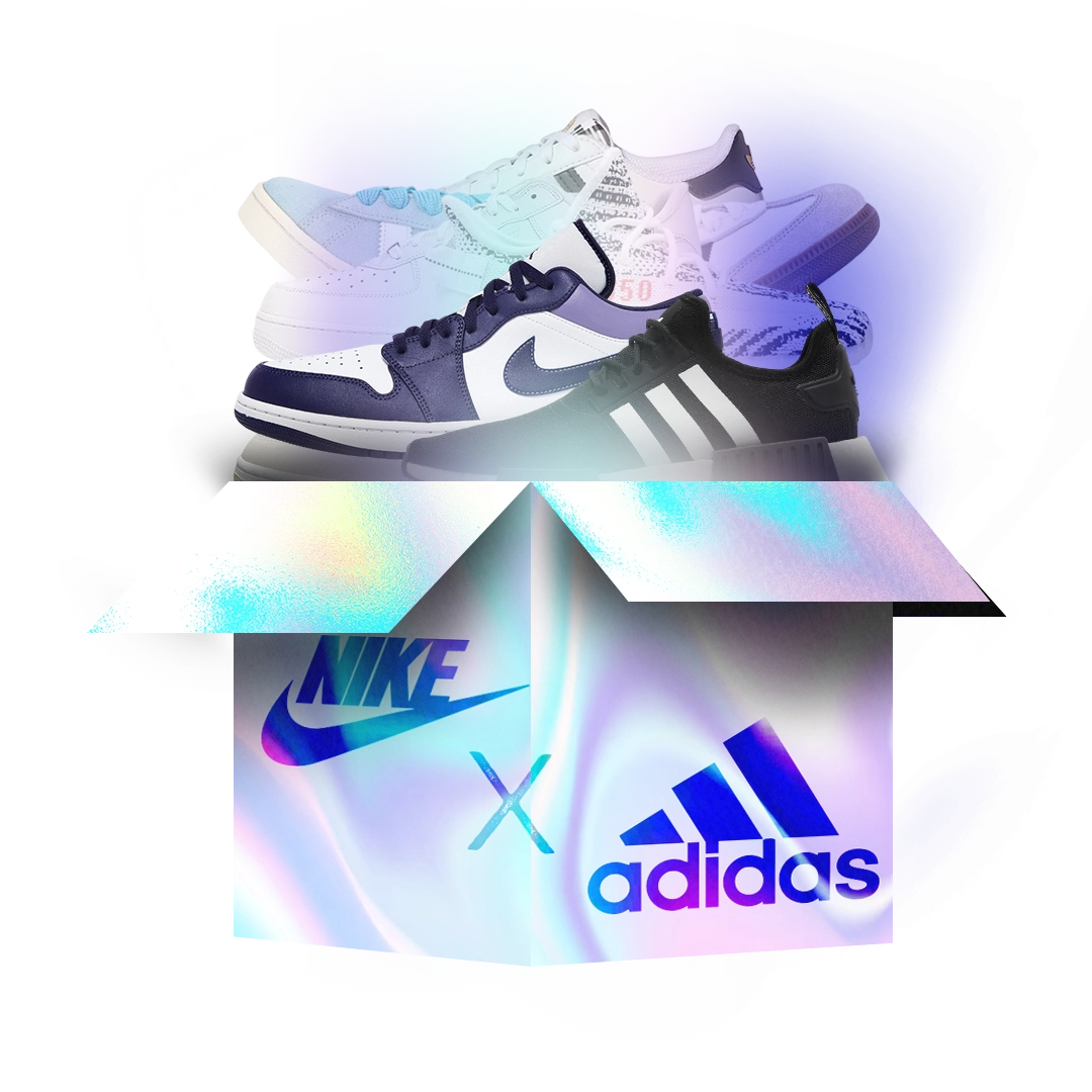 Tênis Nike x Adidas